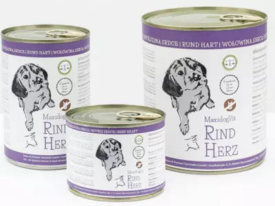 MaxiDogVit Rind Herz - Reico Nassfutter