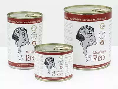 MaxiDogVit Rind - Reico Nassfutter