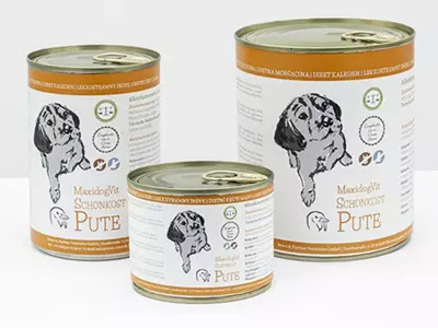 MaxiDogVit Schonkost Pute - Reico Nassfutter