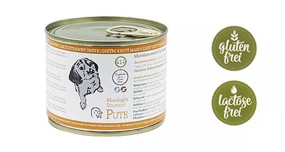 Reico Nassfutter MaxiDogVit Schonkost Pute