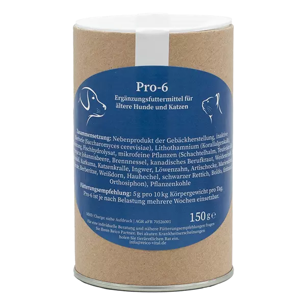 Nahrungsergänzungsmittel für ältere Tiere